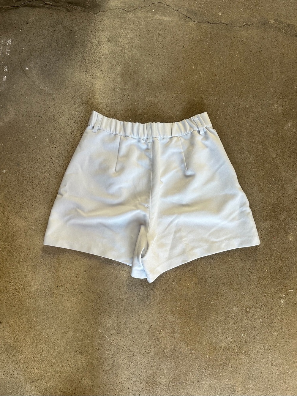 Abercrombie & Fitch Sloane Tailored Shorts in Light Blue Size Medium Trouser - Picture 3 of 7